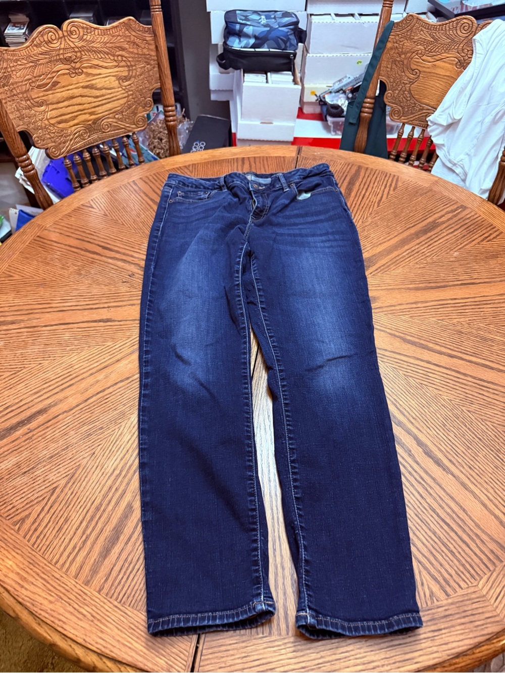 Lucky Brand Dark Blue Straight-Leg Women's Jeans